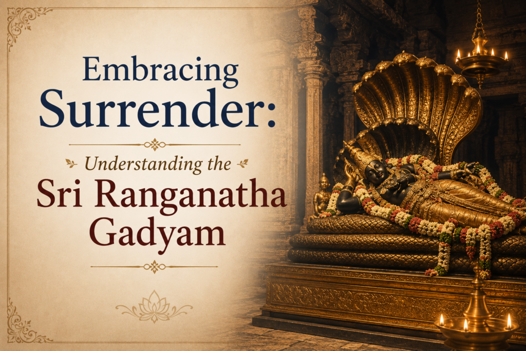 surrender with sri ranganatha gadyam